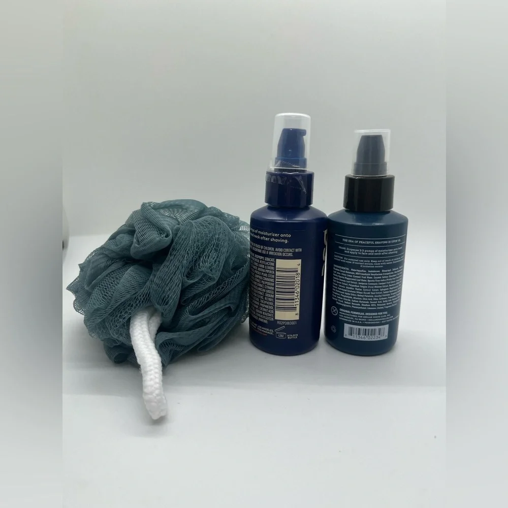 NEW Dr. Carver’s Disappearing & Dollar Shave Club Post Shave Dew New&Mesh Sponge